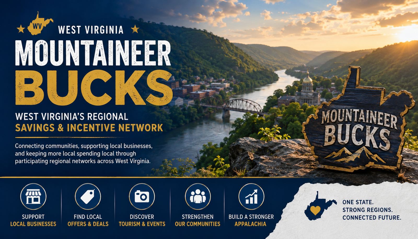 Mountaineer Bucks — West Virginia's regional savings and incentive network